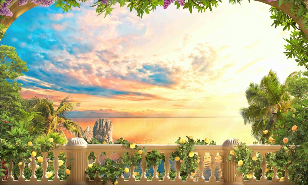 Beautiful Sky View from your bedroom | Best Wallpaper for your walls