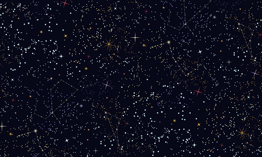 Space Starry Backdrop Deep Cosmic Wallpaper Wide Cosmos With Shining Stars  Beautiful Universe With Constellation Milky Way Texture Vector Illustration  Stock Illustration - Download Image Now - iStock